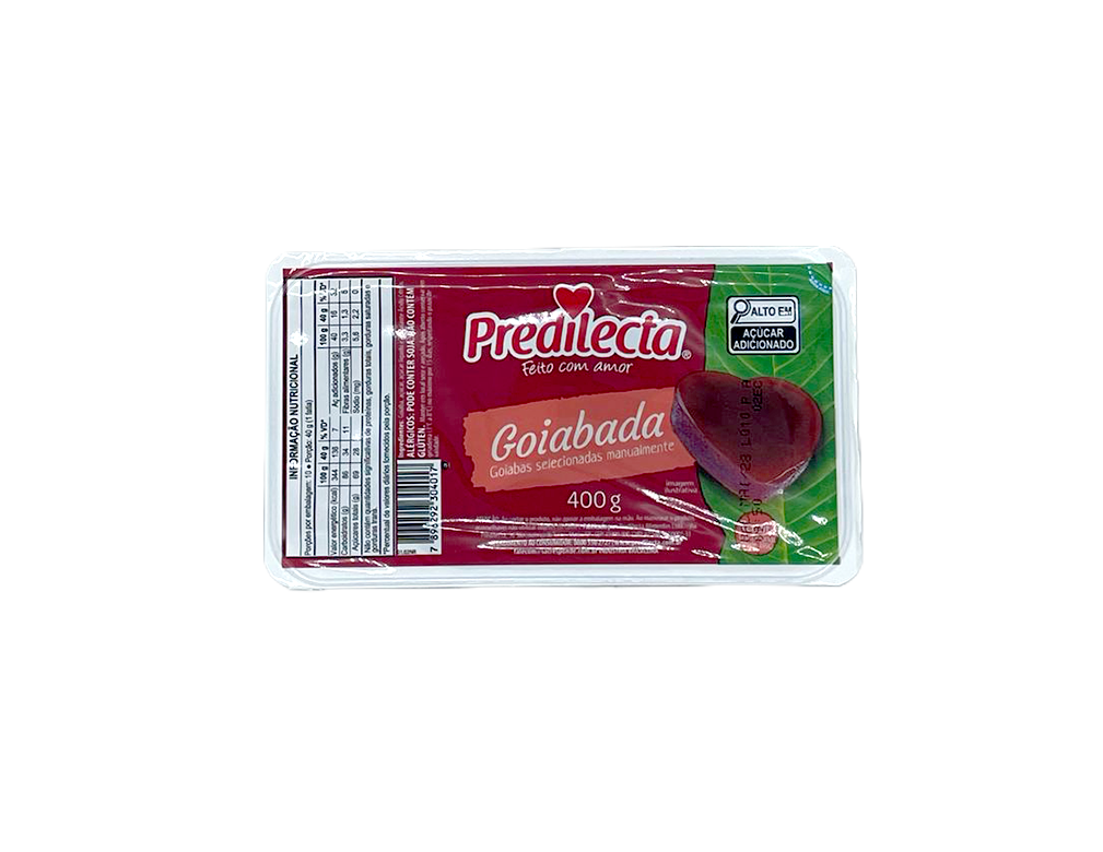 GOIABADA PEÇA PREDILECTA 400 G (CX 24 UN)